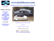 Tablet Screenshot of bubblecars.com